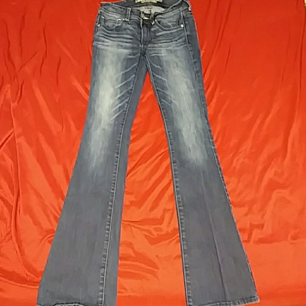 American Eagle Kick Boot Jeans Size 6 X-Long